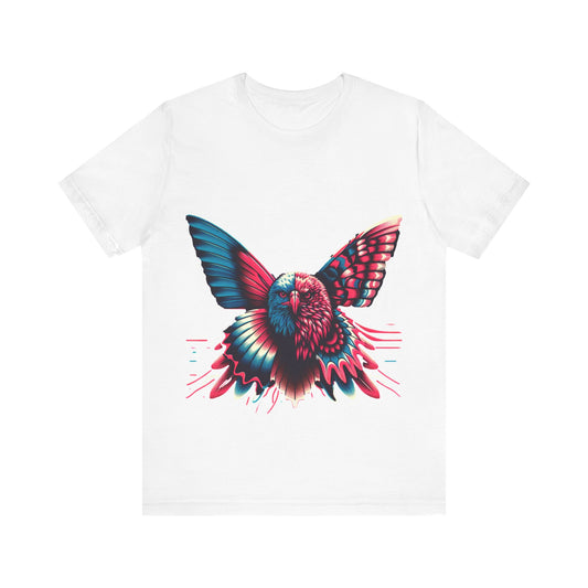 Eagle/Butterfly White Short Sleeve Tee