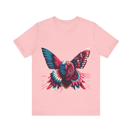 Eagle/Butterfly Pink Short Sleeve Tee